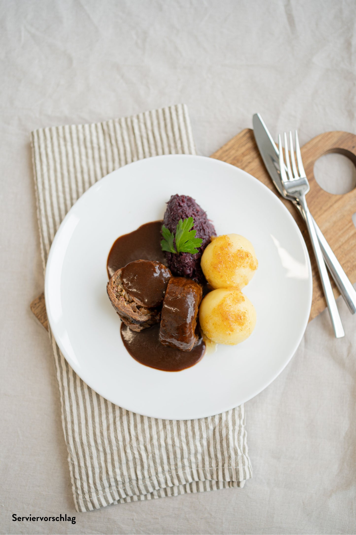 Rinderroulade "Hausfrauen Art"