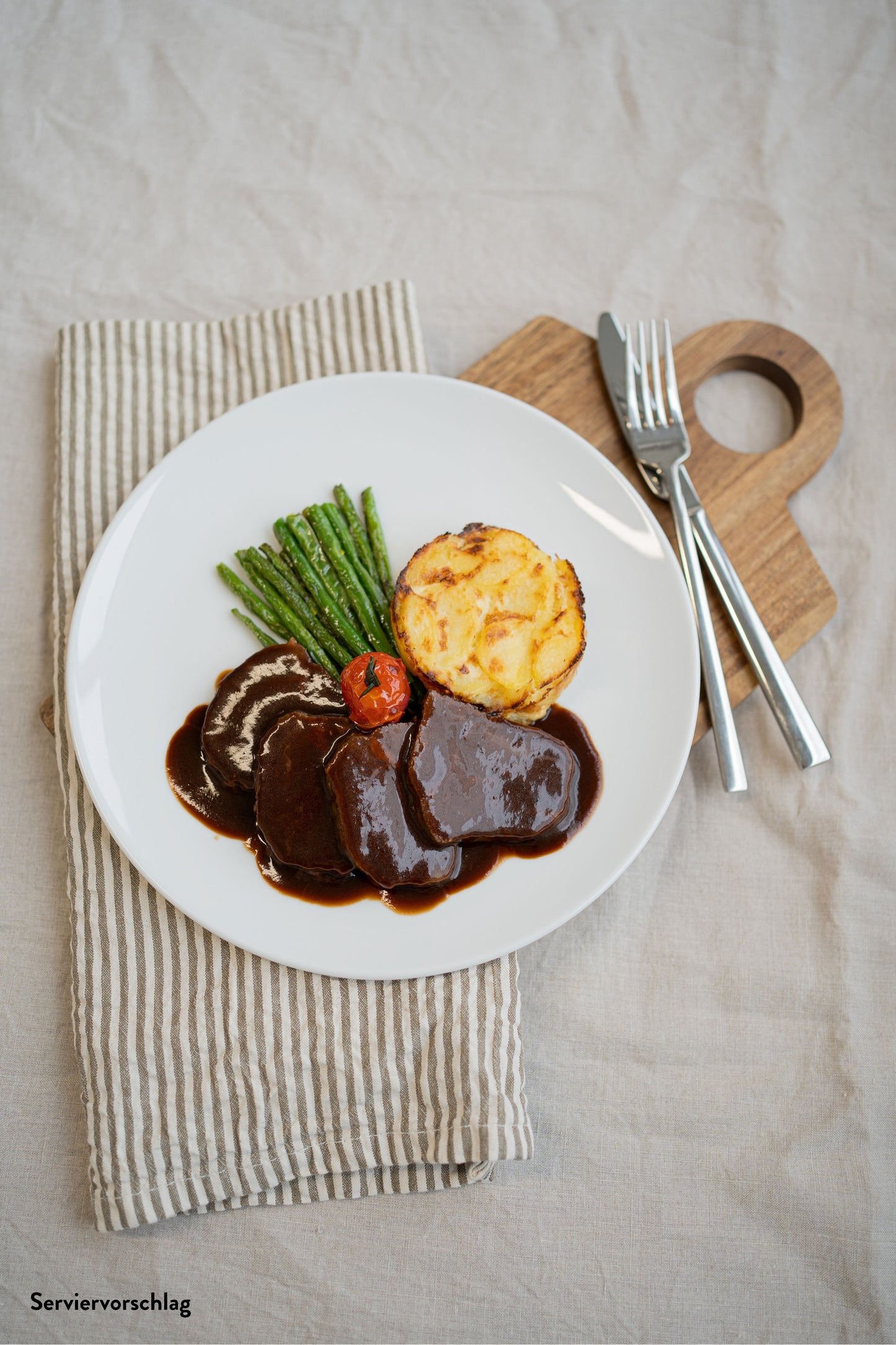 Dunkle Bratensoße