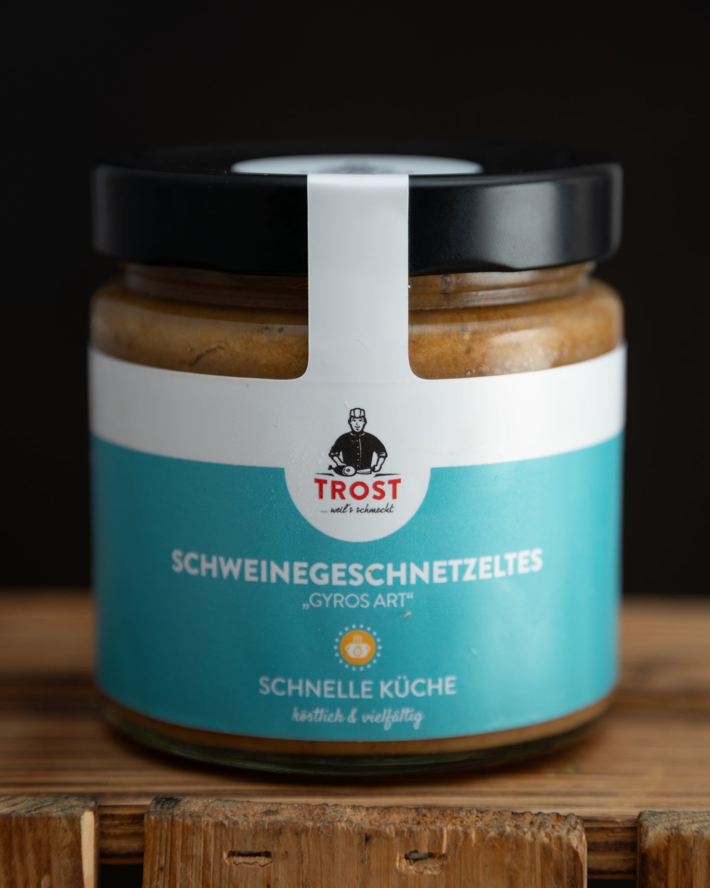 Schweinegeschnetzeltes "Gyros Art"