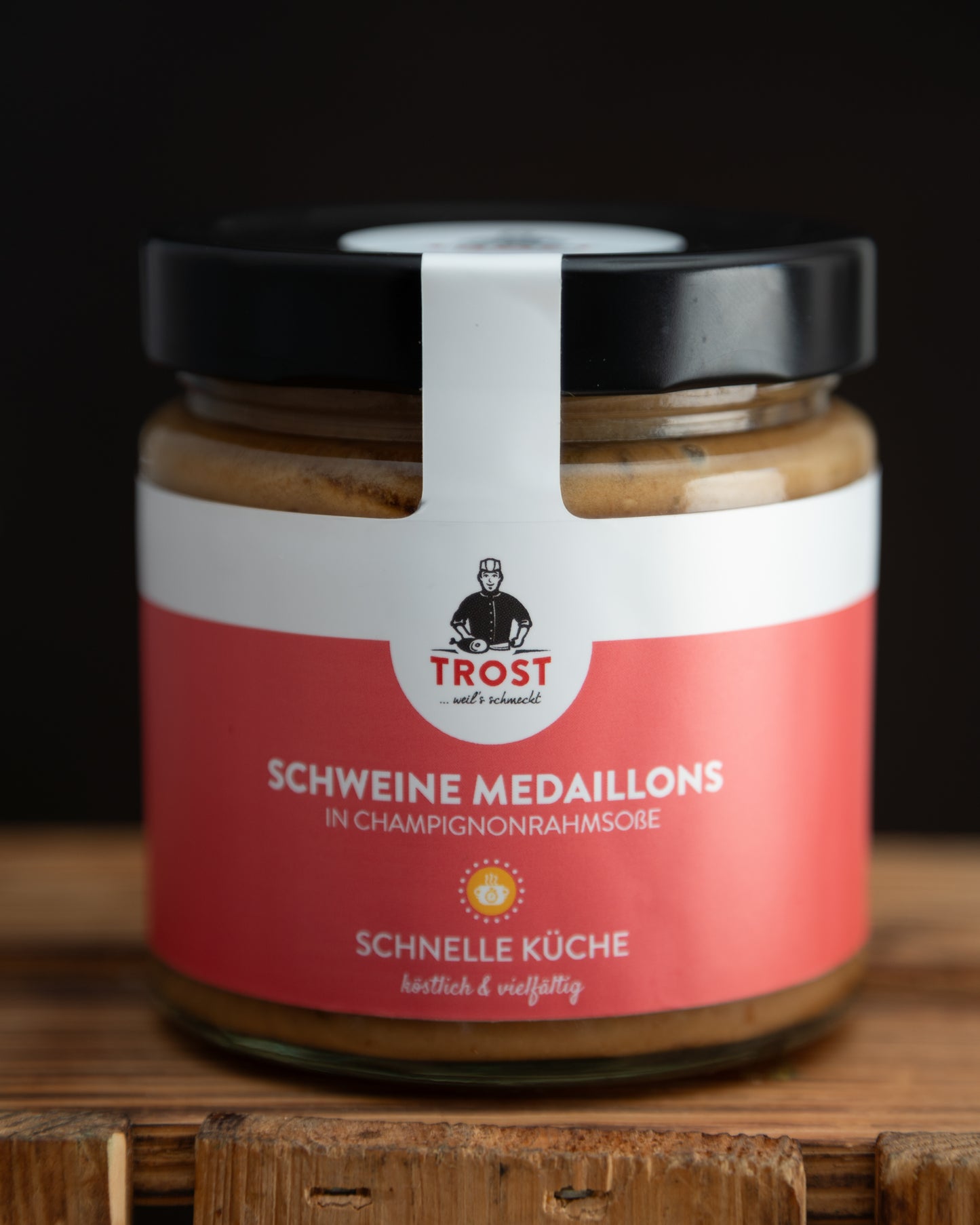 Schweine Medaillons in Champignonrahmsoße